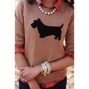 Merino wool blend camel sweater